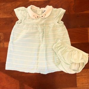 Mint Green Janie and Jack Dress size 6-12 Months
